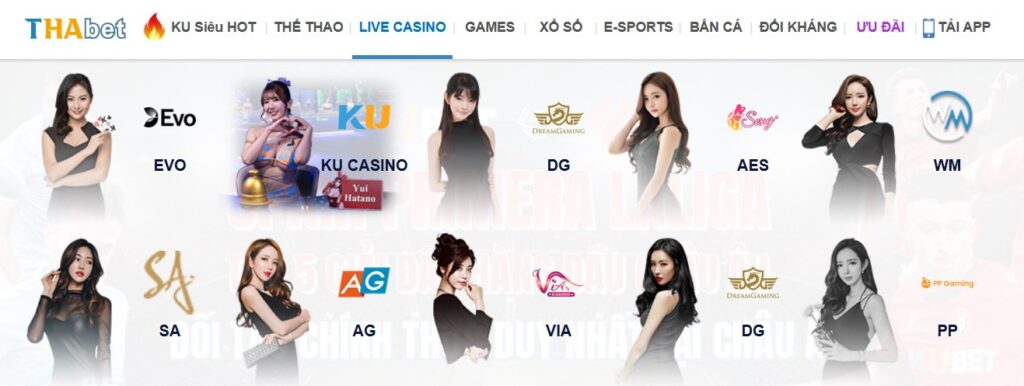 Trang chủ 29 Casino trực tuyến tại Thabet mang đến trải nghiệm chân thực với đa dạng các sảnh