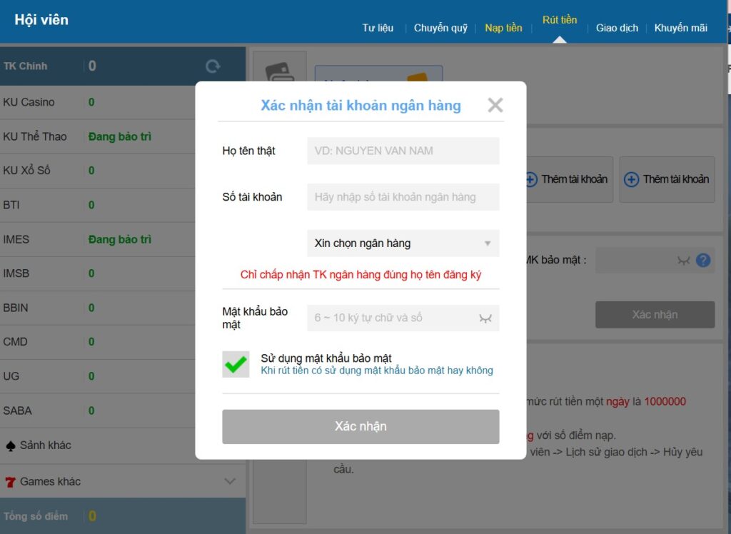 Hướng dẫn rút tiền Thabet nhanh chóng, an toàn nhất 1 Người chơi cần đảm bảo đáp ứng các điều kiện cơ bản để rút tiền thành công