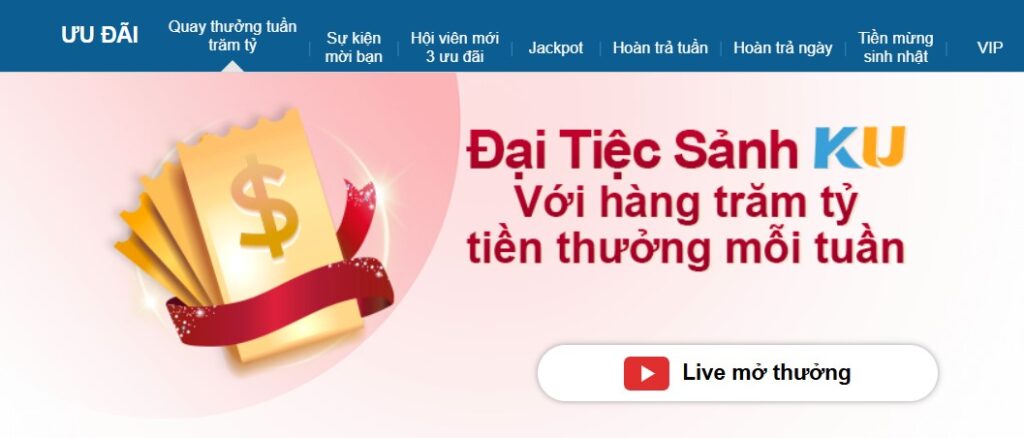 Khuyến mãi Thabet: Cơ hội vàng nhận thưởng cực hấp dẫn 1 Chương trình quay thưởng tuần trăm tỷ là một trong những sự kiện được mong chờ nhất