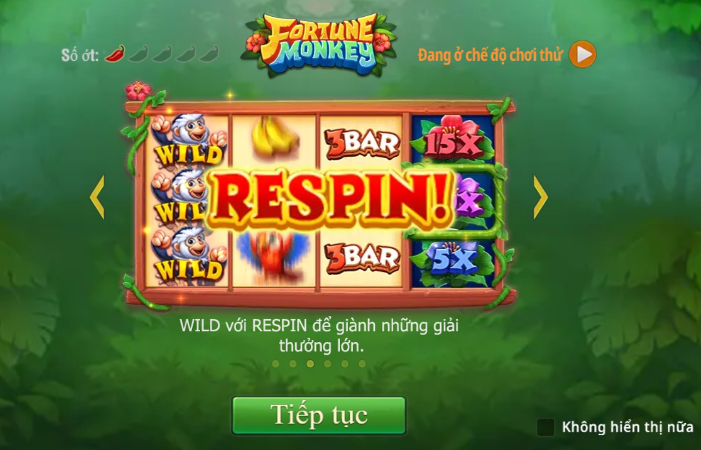 Nổ hũ Khỉ may mắn Thabet 1 Game đưa người chơi vào một cuộc phiêu lưu trong thế giới của những chú khỉ tinh ranh