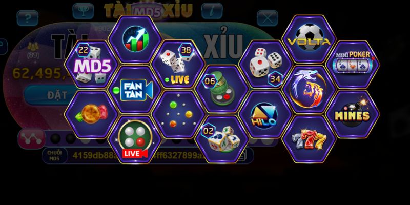 Tài xỉu MD5 Thabet 2 Tài Xỉu MD5 tích hợp hệ thống mini game hấp dẫn