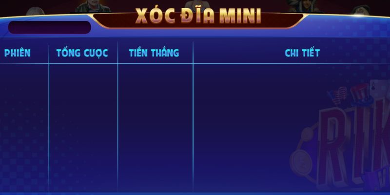 Xóc Đĩa MD5 Thabet 2 Xóc đĩa MD5 tại Thabet tích hợp lịch sử cược chi tiết